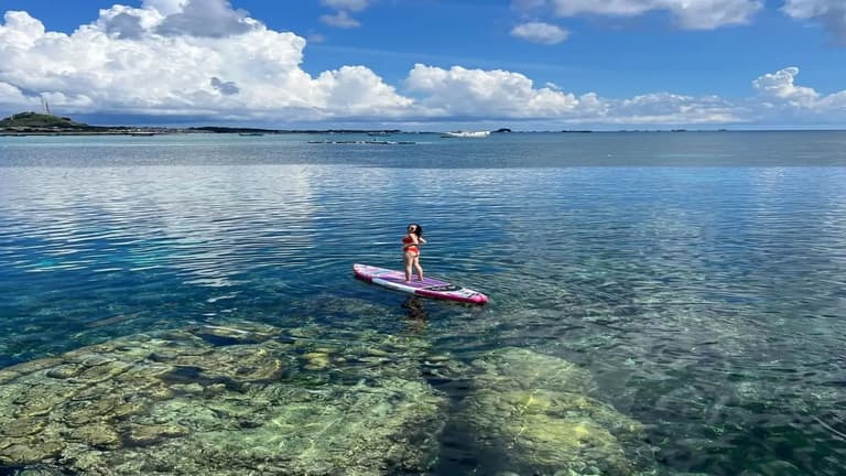 Trải nghiệm chèo SUP ngắm san hô Hòn Tranh đảo Phú Quý Trải nghiệm chèo SUP ngắm san hô Hòn Tranh đảo Phú Quý