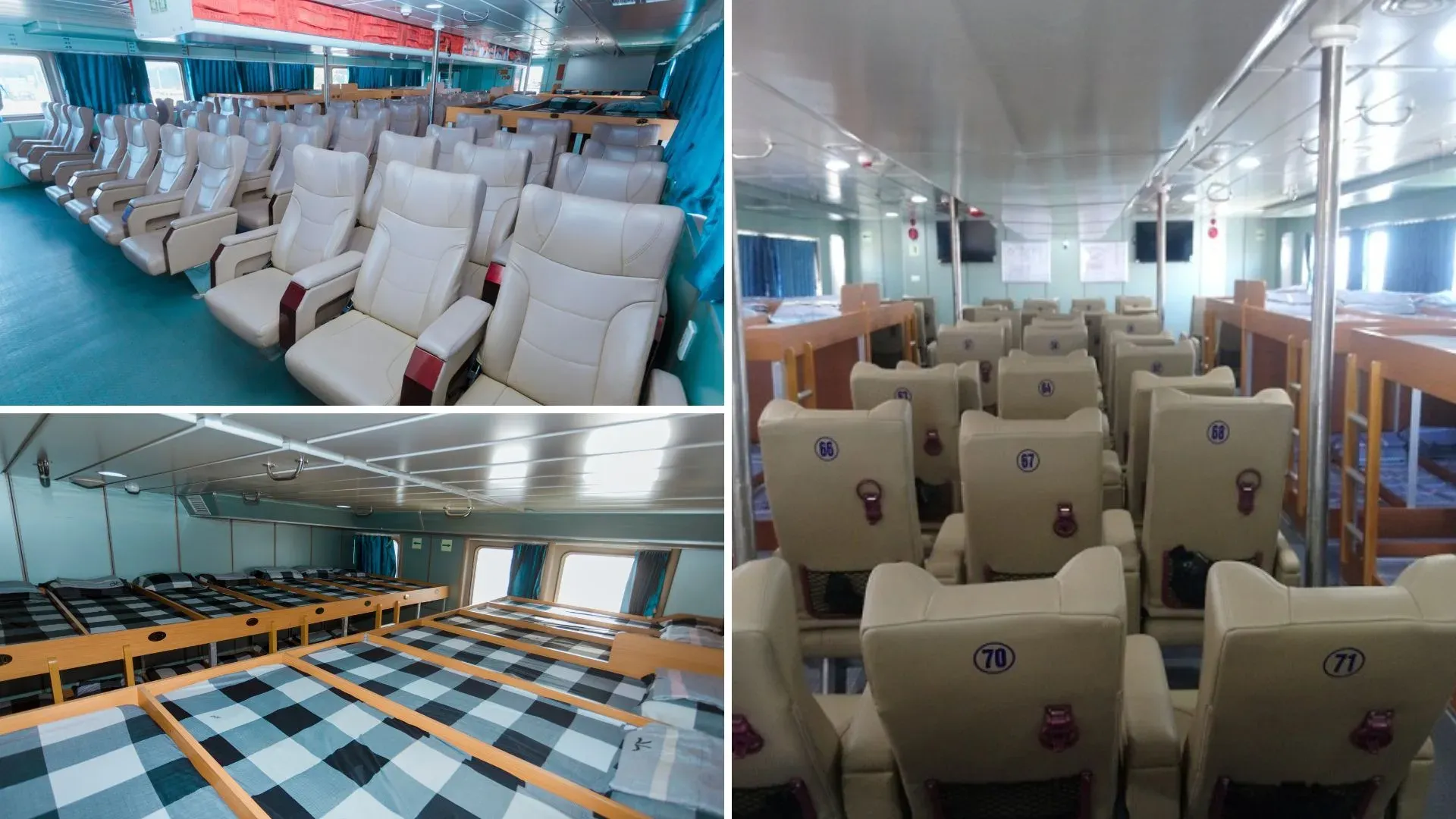 Nội thất tàu Phú Quý